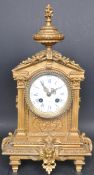 19TH CENTURY FRENCH GILT BRASS MANTEL CLOCK