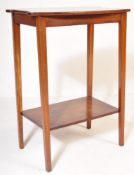 EARLY 20TH CENTURY EDWARDIAN MAHOGANY SIDE TABLE