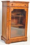 19TH CENTURY VICTORIAN INLAID WALNUT PIER CABINET