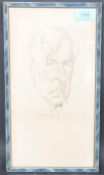 MARK SEVERIN (1906-1987) - PENCIL PORTRAIT SKETCH - MALE SITTER