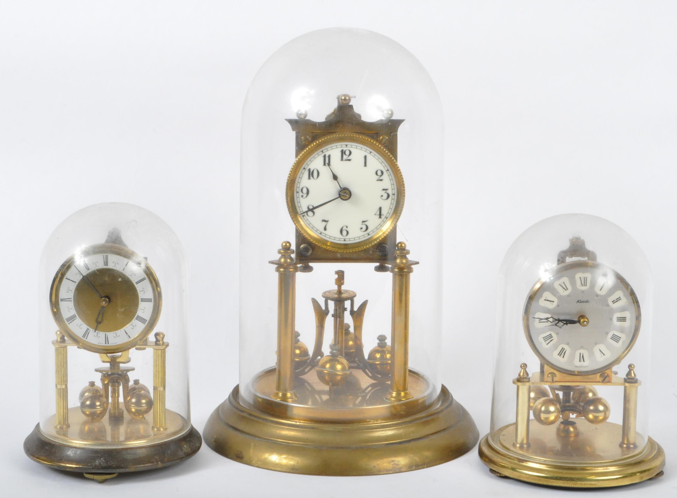 COLLECTION OF THREE VINTAGE 20TH CENTURY ANNIVERSARY CLOCKS