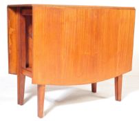 RETRO MID CENTURY DROP LEAF TEAK DINING TABLE