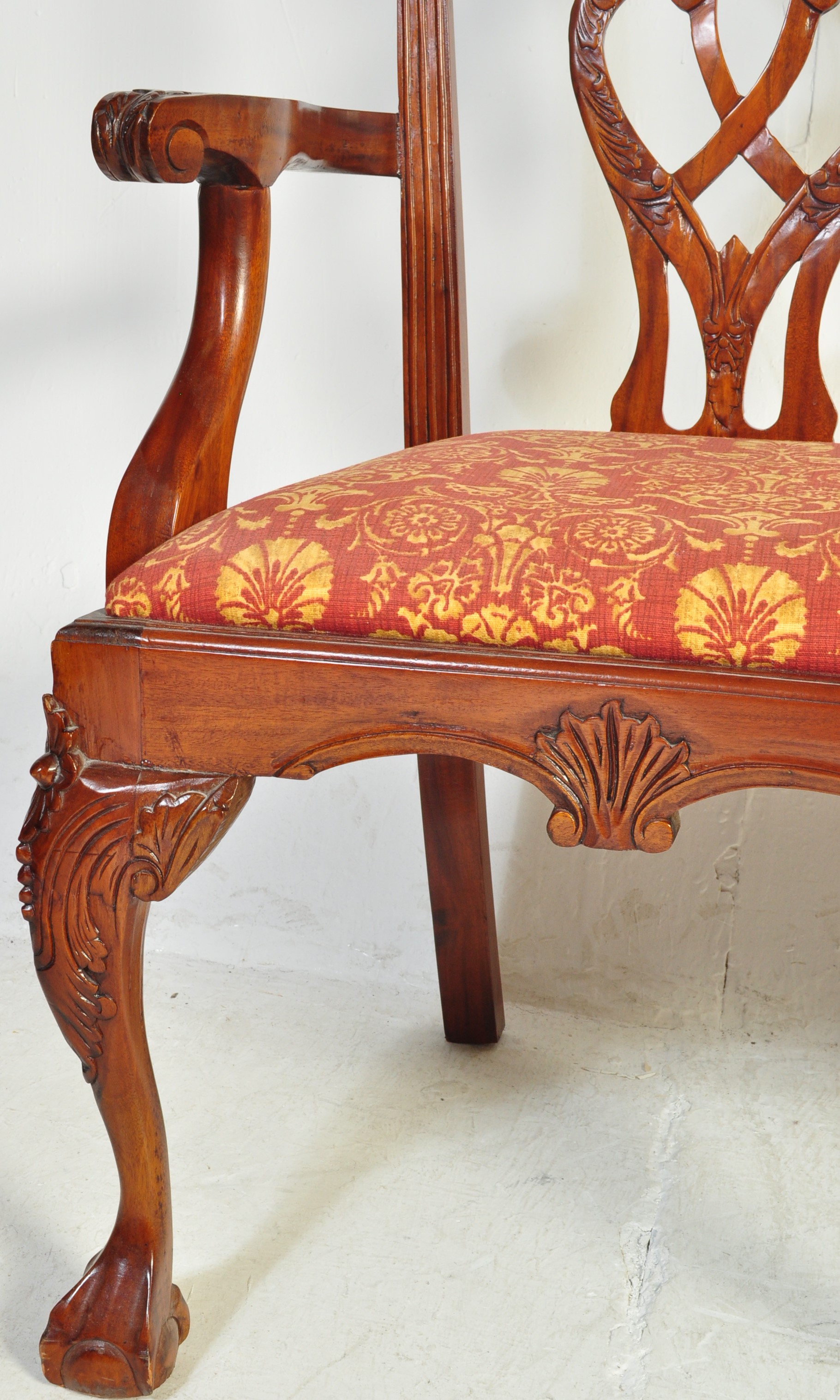 GEORGE IV REPRODUCTION MAHOGANY TWO SEATER SOFA - Image 6 of 7