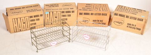 HAGO - MODEL 101 - ATOMIC SPUTNIK THREE TIER LETTER RACKS