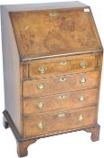 19TH CENTURY VICTORIAN QUEEN ANNE REVIVAL BUREAU DESK