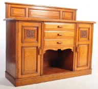 19TH CENTURY VICTORIAN ARTS AND CRAFTS OAK SIDEBOARD