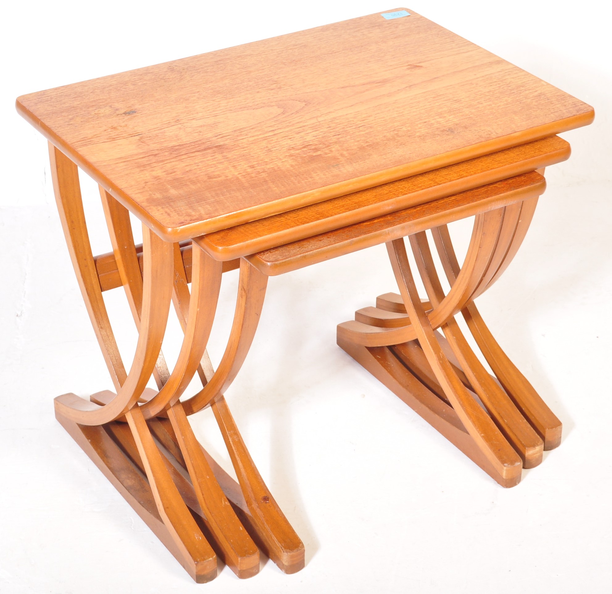 NATHAN NEST OF TABLES - TEAK - MID 20TH CENTURY CIRCA 1960S - Image 2 of 7