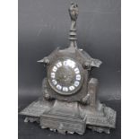 SAMUEL MARTI - 19TH CENTURY FRENCH INDIAN SPELTER CLOCK