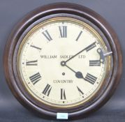 WILLIAM SADLER WALL CLOCK - EARLY 20TH CENTURY
