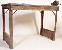 RETRO VINTAGE MID 20TH CENTURY INDUSTRIAL WORK BENCH