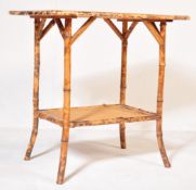 VICTORIAN BAMBOO OCCASIONAL SIDE TABLE