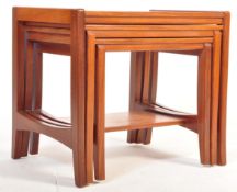 BRITISH MODERN DESIGN - MID CENTURY TEAK NEST OF TABLES