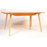 LUCIAN ERCOLANI - ERCOL - BEECH & ELM WINDSOR DINING TABLE