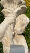 VINTAGE 20TH CENTURY COMPOSITE STONE STATUE