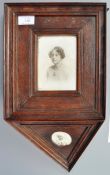 19TH CENTURY RHODES PATENT THE SEQUEL CORNER PICTURE FRAME