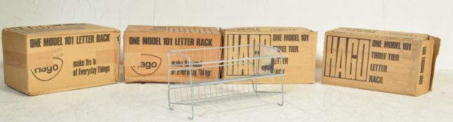 HAGO - MODEL 101 - ATOMIC SPUTNIK THREE TIER LETTER RACKS