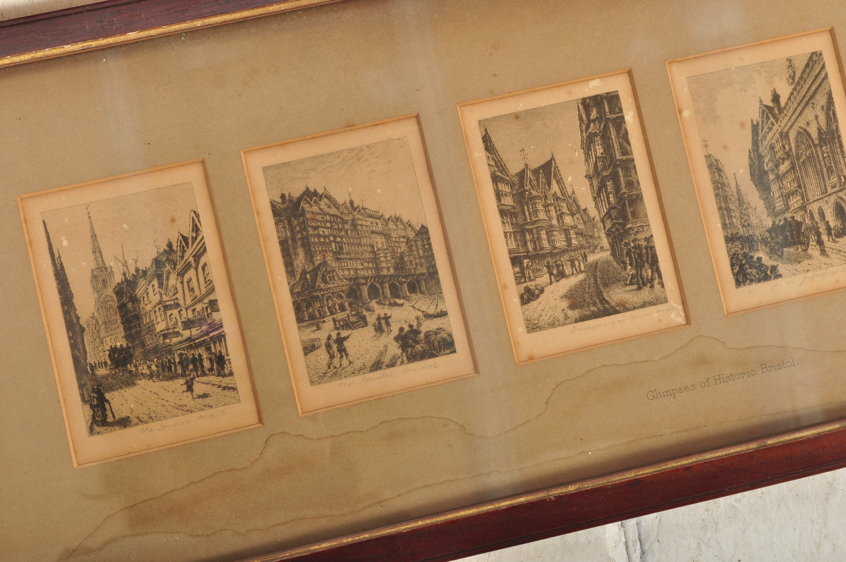 LOCAL BRISTOL INTEREST - 19TH CENTURY VICTORIAN ETCHINGS - Image 5 of 8