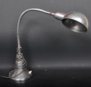 RETRO MID CENTURY CHROME GOOSENECK LAMP