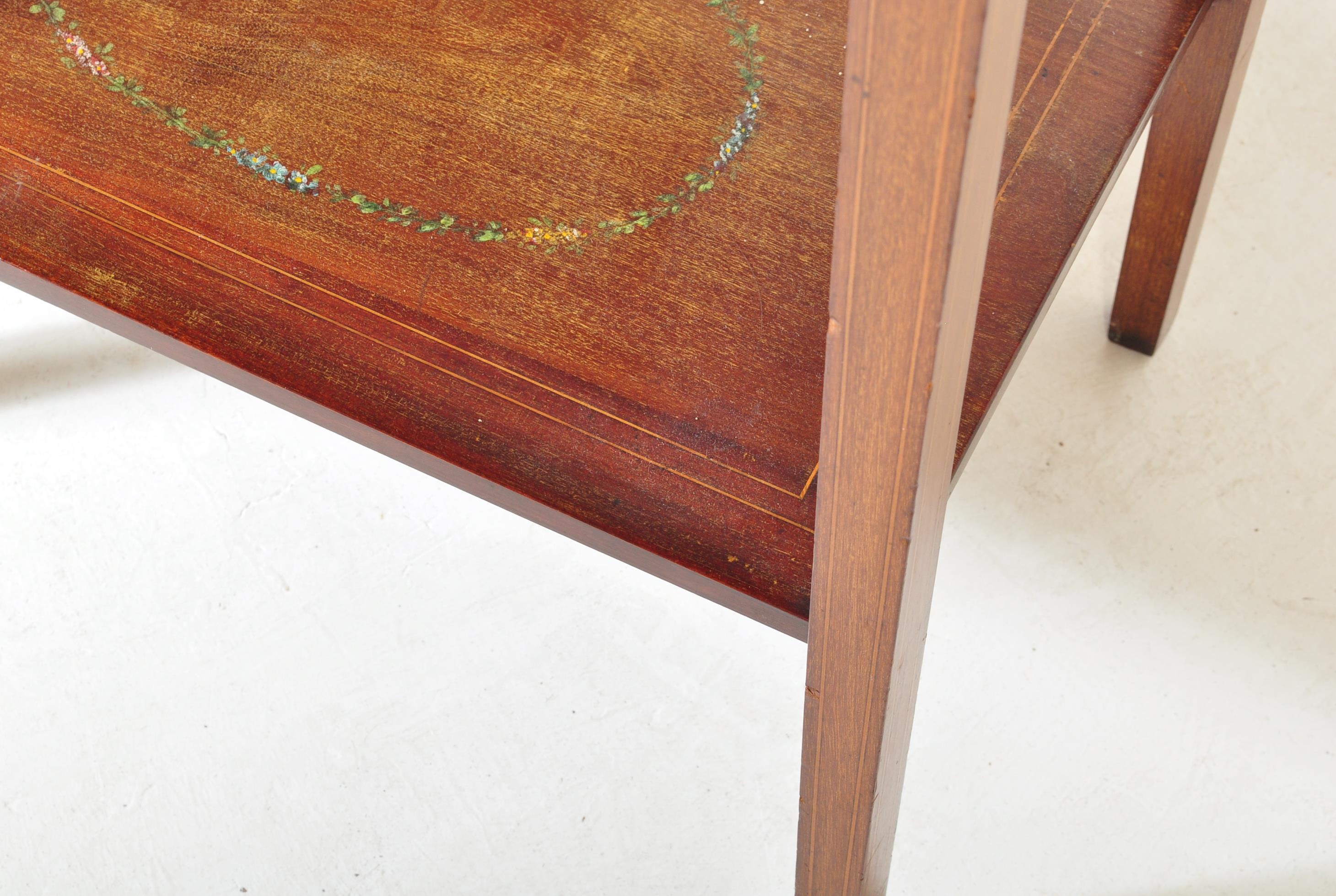 EARLY 20TH CENTURY EDWARDIAN MAHOGANY SIDE TABLE - Image 5 of 5