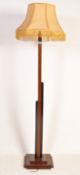 1930S ART DECO MAHOGANY STANDARD LAMP