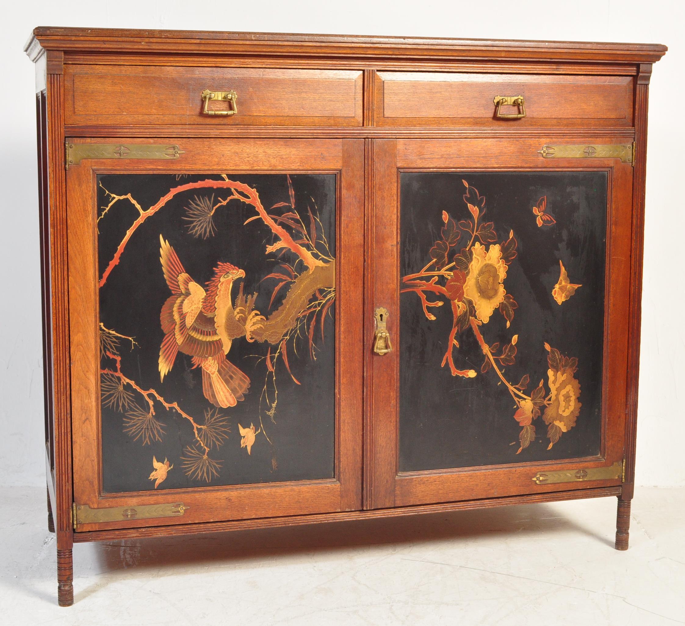 EARLY 20TH CENTURY ARTS AND CRAFTS MAHOGANY SIDEBOARD