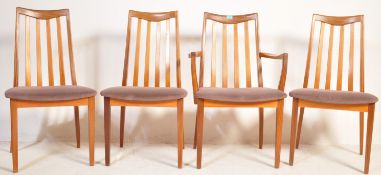 SET OF FIVE MID 20TH CENTURY G PLAN TEAK WOOD CHAIRS