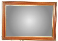 LARGE MAHOGANY VINTAGE MIRROR