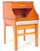 20TH CENTURY TEAK WOOD MR CHIPPY TELEPHONE TABLE