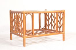 FRANCO ALBINI STYLE BAMBOO COFFEE TABLE