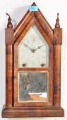 VICTORIAN 19TH CENTURY 8 DAY MANTEL CLOCK & SPIRE CLOCK