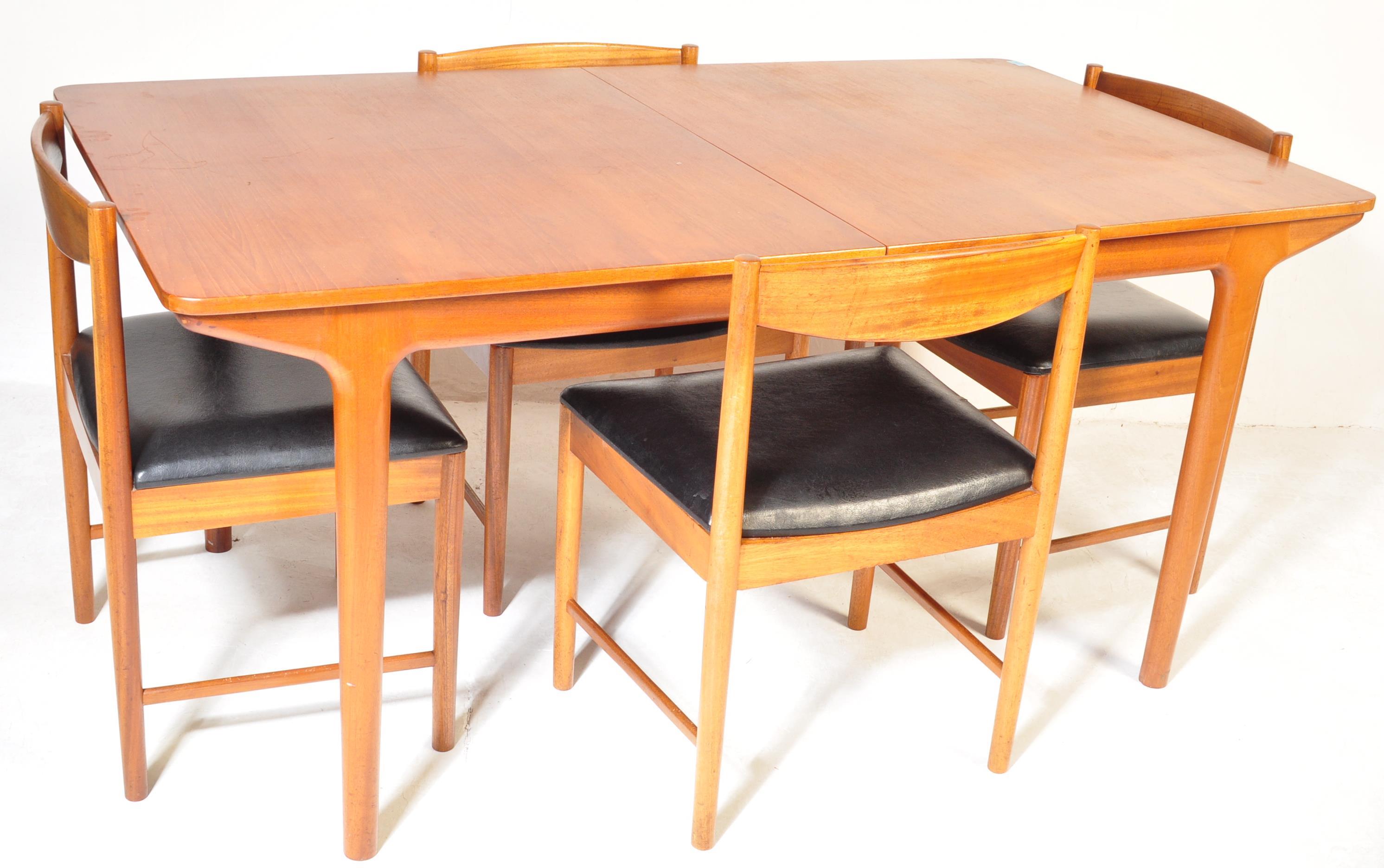 A. H. MCINTOSH & CO - MID CENTURY TEAK DINING TABLE - WITH CHAIRS - Image 2 of 10