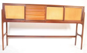 ELLIOTS OF NEWBURY - MID CENTURY TEAK & CANE SIDEBOARD