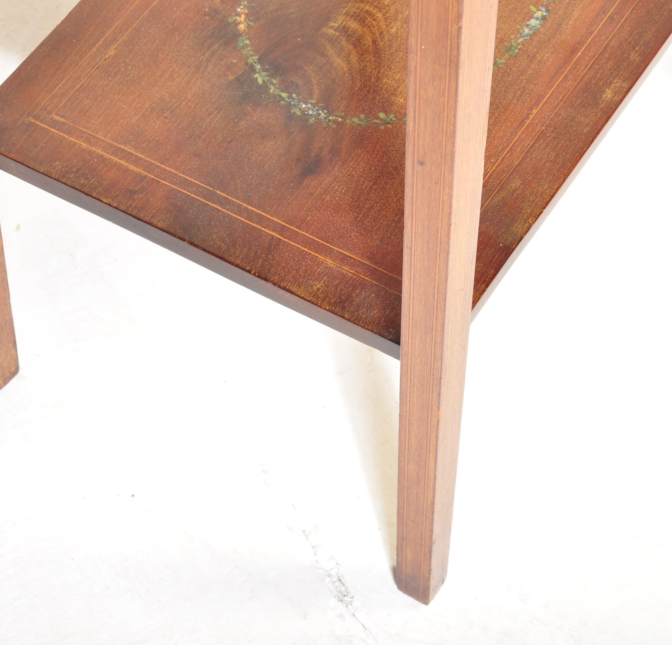 EARLY 20TH CENTURY EDWARDIAN MAHOGANY SIDE TABLE - Image 4 of 5