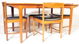 A. H. MCINTOSH & CO - MID CENTURY TEAK DINING TABLE - WITH CHAIRS