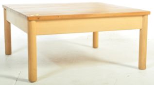 ERCOL FURNITURE - 20TH CENTURY BEECH & ELM COFFEE TABLE