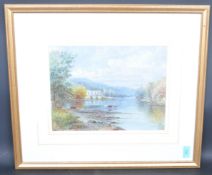 W. H. SAWNON 20TH CENTURY FRAMED WATERCOLOUR ON PAPER