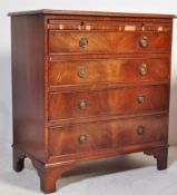 18TH CENTURY REPRODUCTION WALNUT VENEER BACHELORS CHEST