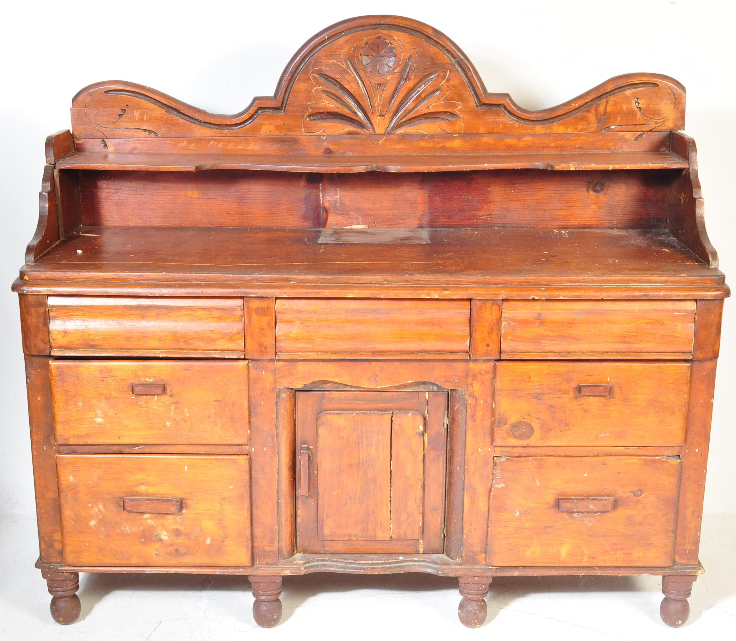 VICTORIAN 19TH CENTURY MAHOGANY SIDEBOARD CREDENZA - Image 2 of 6