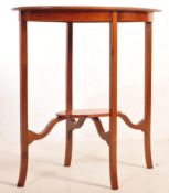 EDWARDIAN MAHOGANY INLAID OCCASIONAL SIDE TABLE