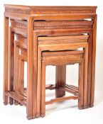 CHINESE HARDWOOD QUARTETTO NEST OF TABLES