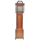 18TH CENTURY GEORGE III MAHOGANY GRANDFATHER CLOCK