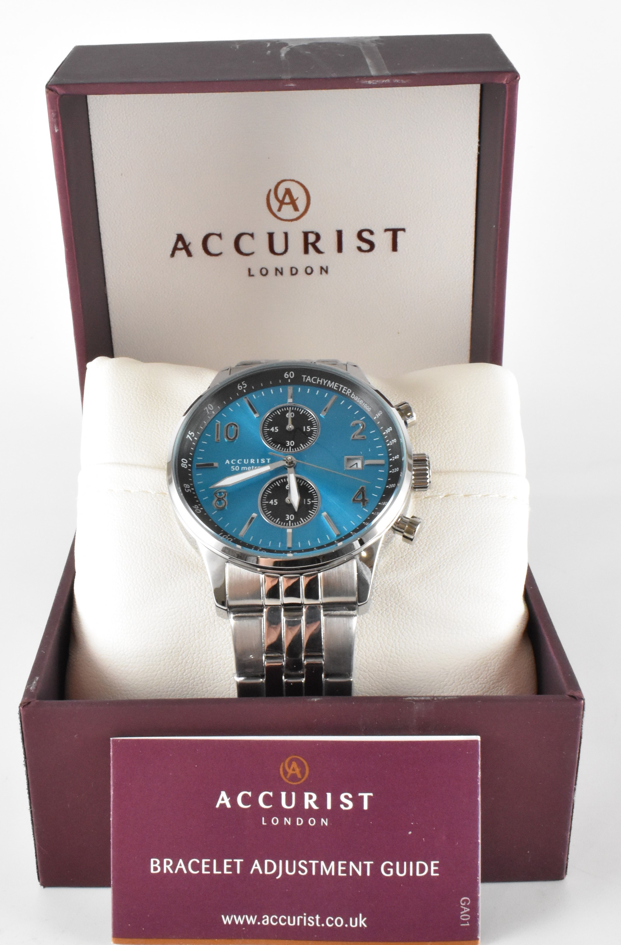 ACCURIST STAINLESS STEEL CHRONOGRAPH WRISTWATCH - Image 5 of 5