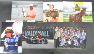 SPORTING FIGURES - VARIOUS AUTOGRAPHED PICTURES