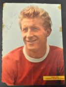 DENIS LAW(1940-PRESENT) - MANCHESTER UNITED - AUTOGRAPH