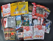 LARGE COLLECTION OF FOOTBALL, CRICKET AND RUGBY PROGRAMMES ALL OF LOCAL INTEREST