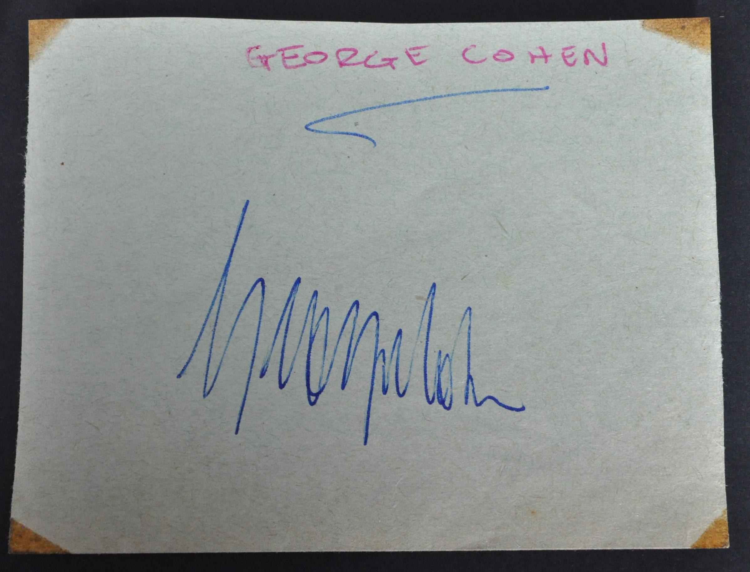 VINTAGE COLLECTION OF 1960S FOOTBALL AUTOGRAPHS - Image 3 of 6