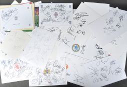LARGE COLLECTION OF FOOTBALL AUTOGRAPHS