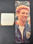 ALAN BALL(1945-2007) - ENGLAND - WORLD CUP 1966 - AUTOGRAPHS