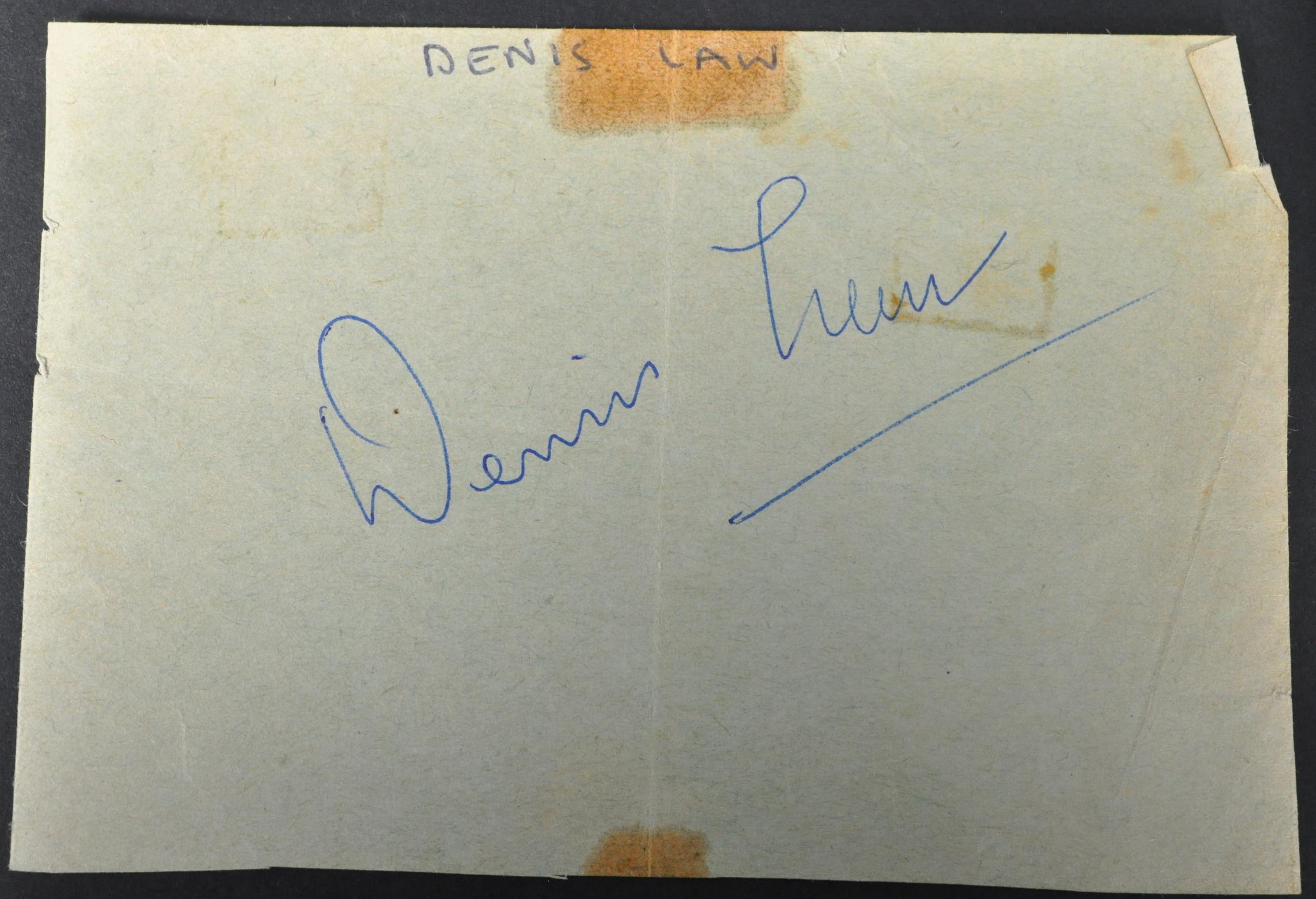 VINTAGE COLLECTION OF 1960S FOOTBALL AUTOGRAPHS - Image 5 of 6