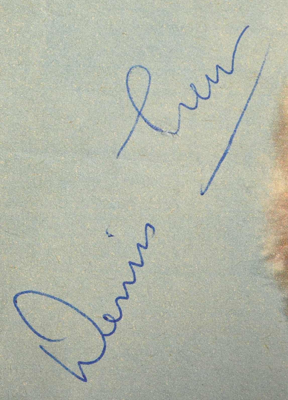 DENIS LAW(1940-PRESENT) - MANCHESTER UNITED - AUTOGRAPH - Image 3 of 3
